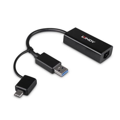 Lindy USB 3.2 Gen 1 Gigabit Ethernet Converter, Bus-Powered