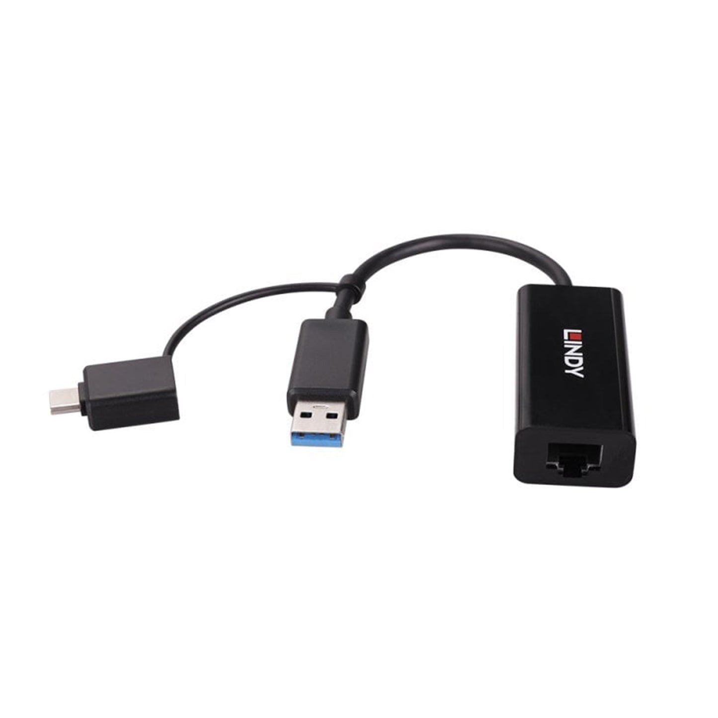Lindy USB 3.2 Gen 1 Gigabit Ethernet Converter, Bus-Powered