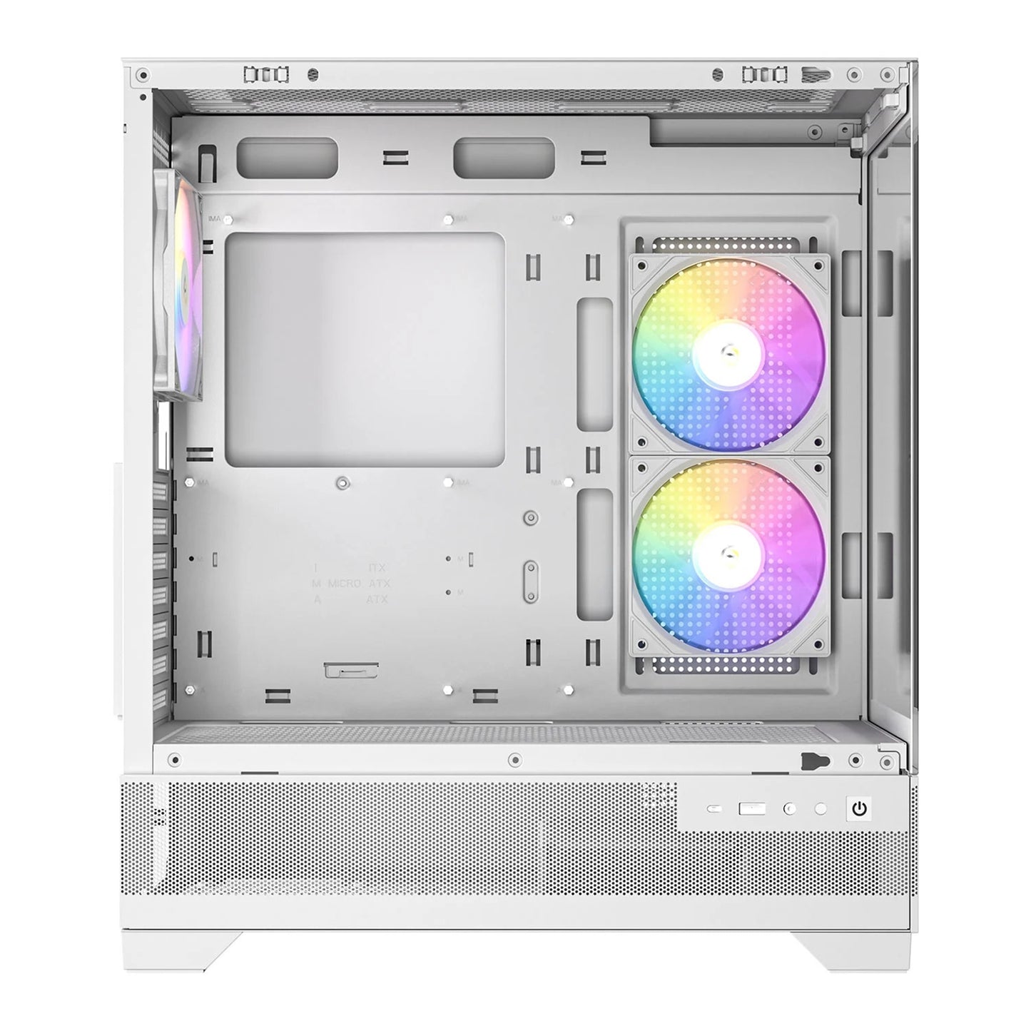 ANTEC CX700 Mid Tower Gaming Case, White, 270 View Tempered Glass, ARGB PWM Fans