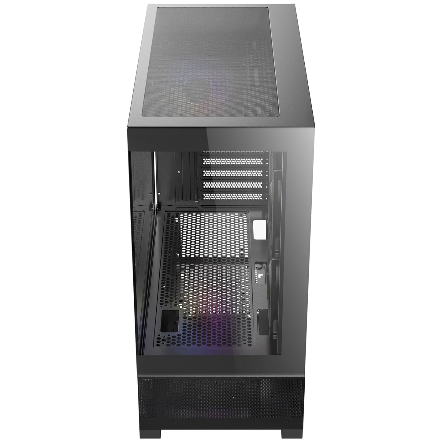 ANTEC CX500M Micro Tower Gaming PC Case, Black, ARGB, Tempered Glass Side Panel