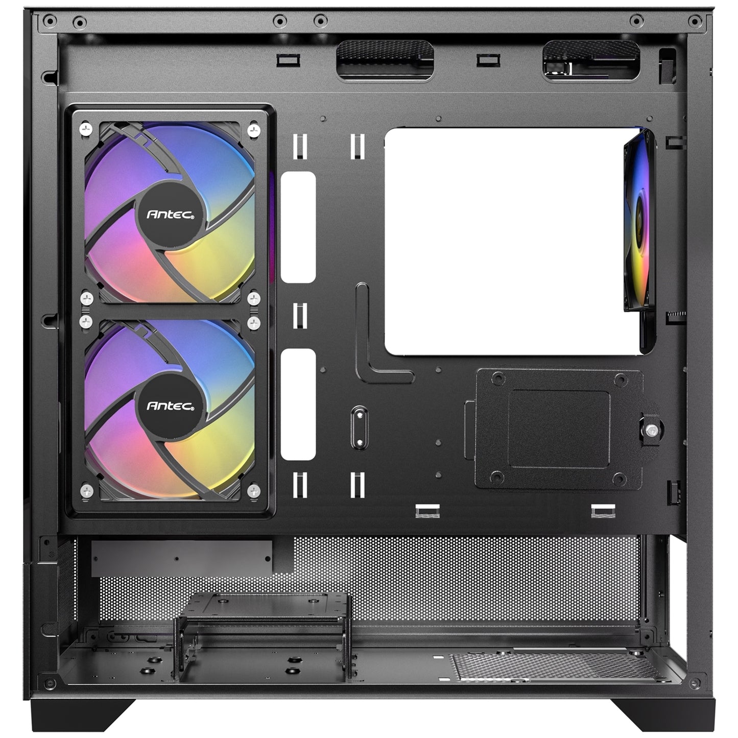 ANTEC CX500M Micro Tower Gaming PC Case, Black, ARGB, Tempered Glass Side Panel