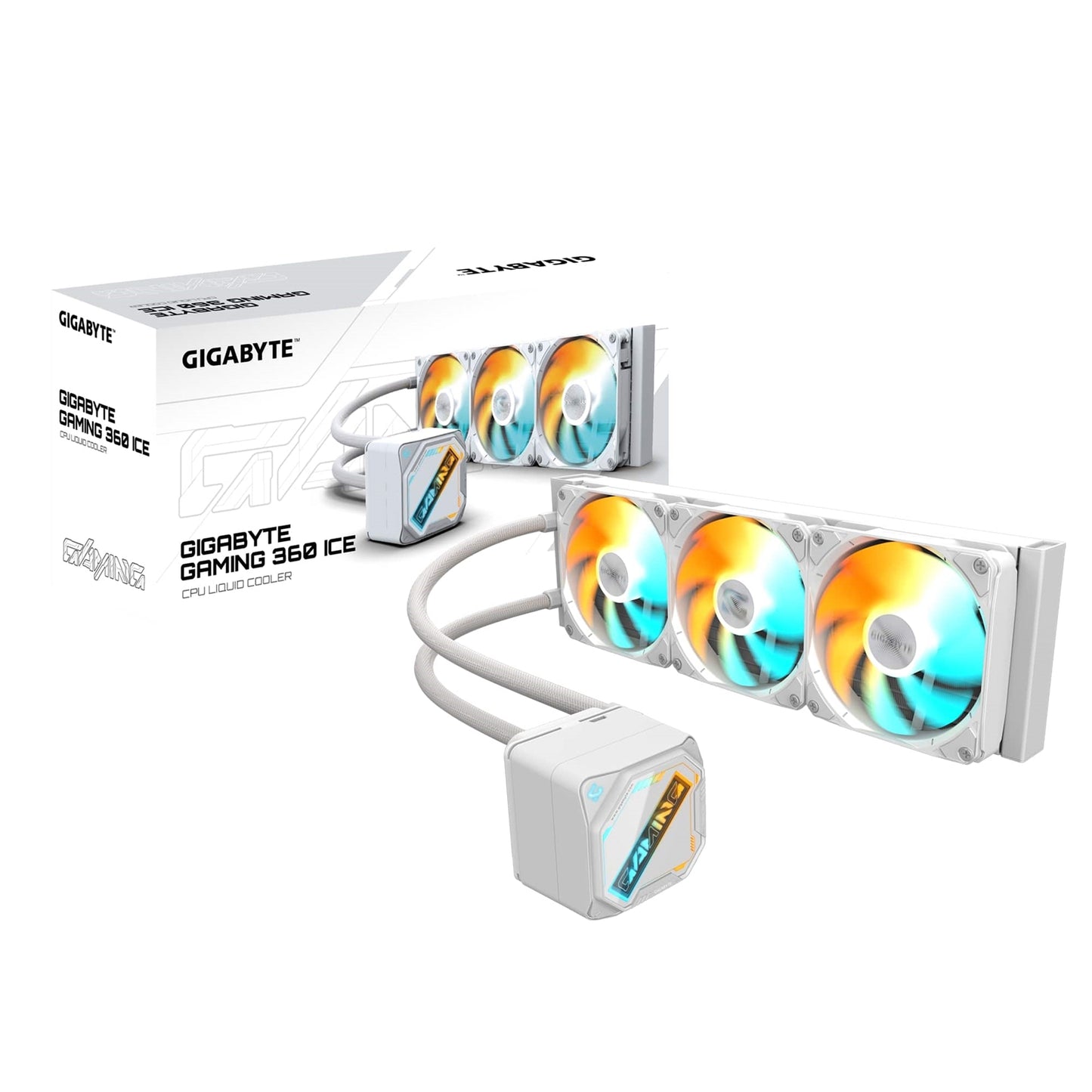 GIGABYTE GP-GIGABYTE Gaming ICE 360 All-in-One Liquid CPU Cooler ARGB Lighting
