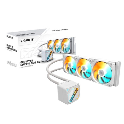 GIGABYTE GP-GIGABYTE Gaming ICE 360 All-in-One Liquid CPU Cooler ARGB Lighting