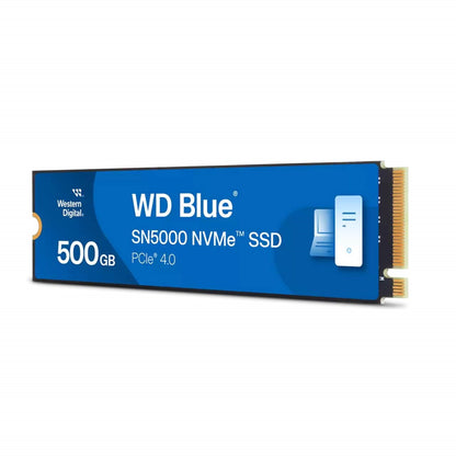 WD Blue SN5000 500GB NVMe SSD, M.2 PCIe Gen4 2280 Read 5000MB/s Write 4000MB/s