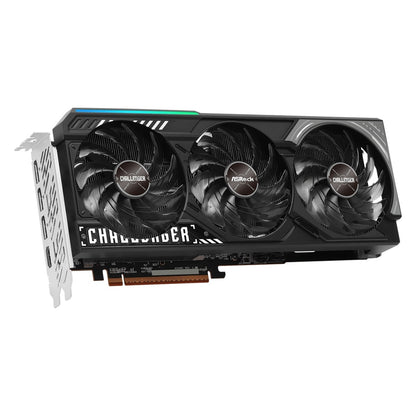 ASRock AMD Radeon RX 9070 Challenger OC 16GB GDDR6 Graphics Card, 2520 MHz RGB