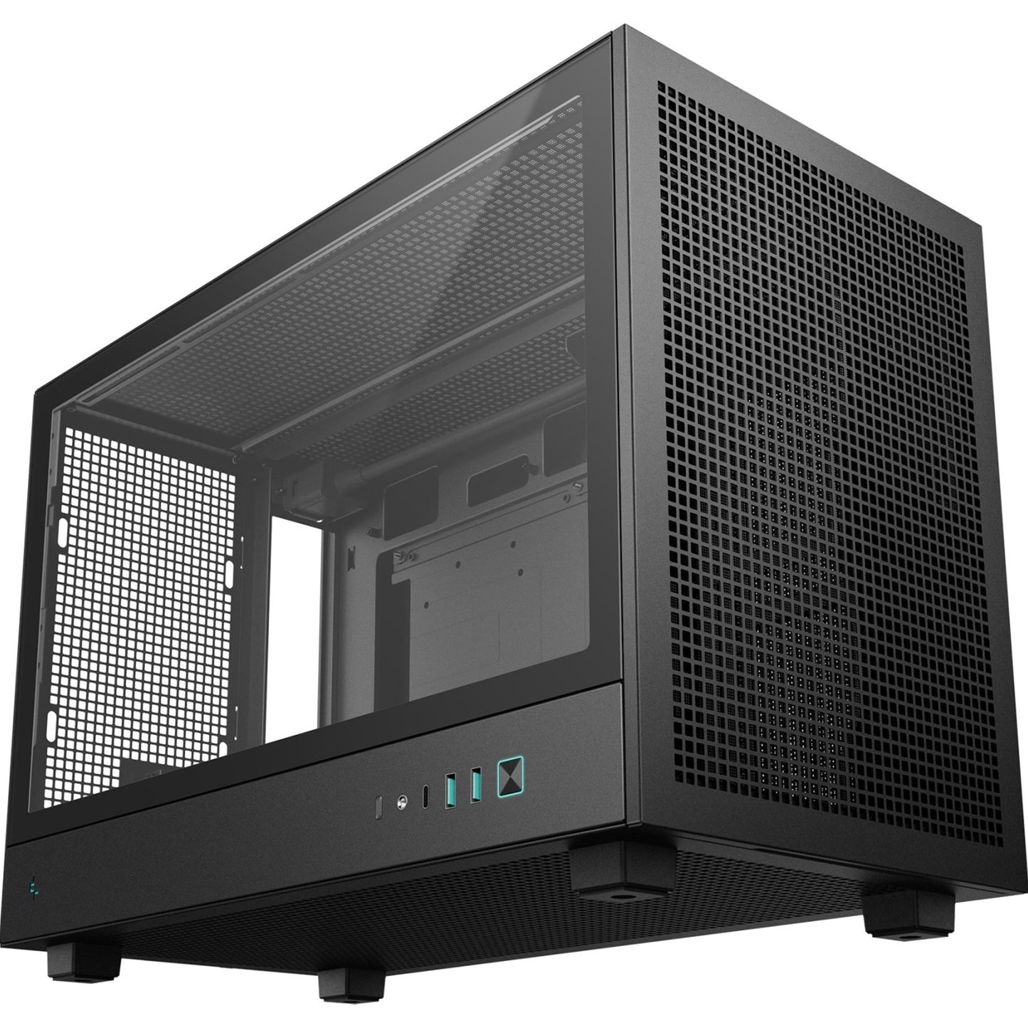DeepCool CH260 Micro-ATX Case, High-Airflow Compact PC Case, Black
