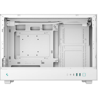 DeepCool CH260 Micro-ATX Case, High-Airflow Compact PC Case, White