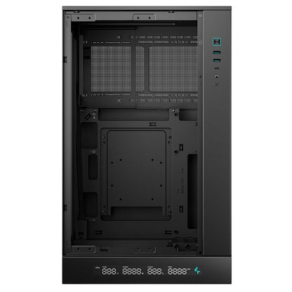 DeepCool CH270 Digital Micro-ATX Case, Mini-Tower PC Case, Black
