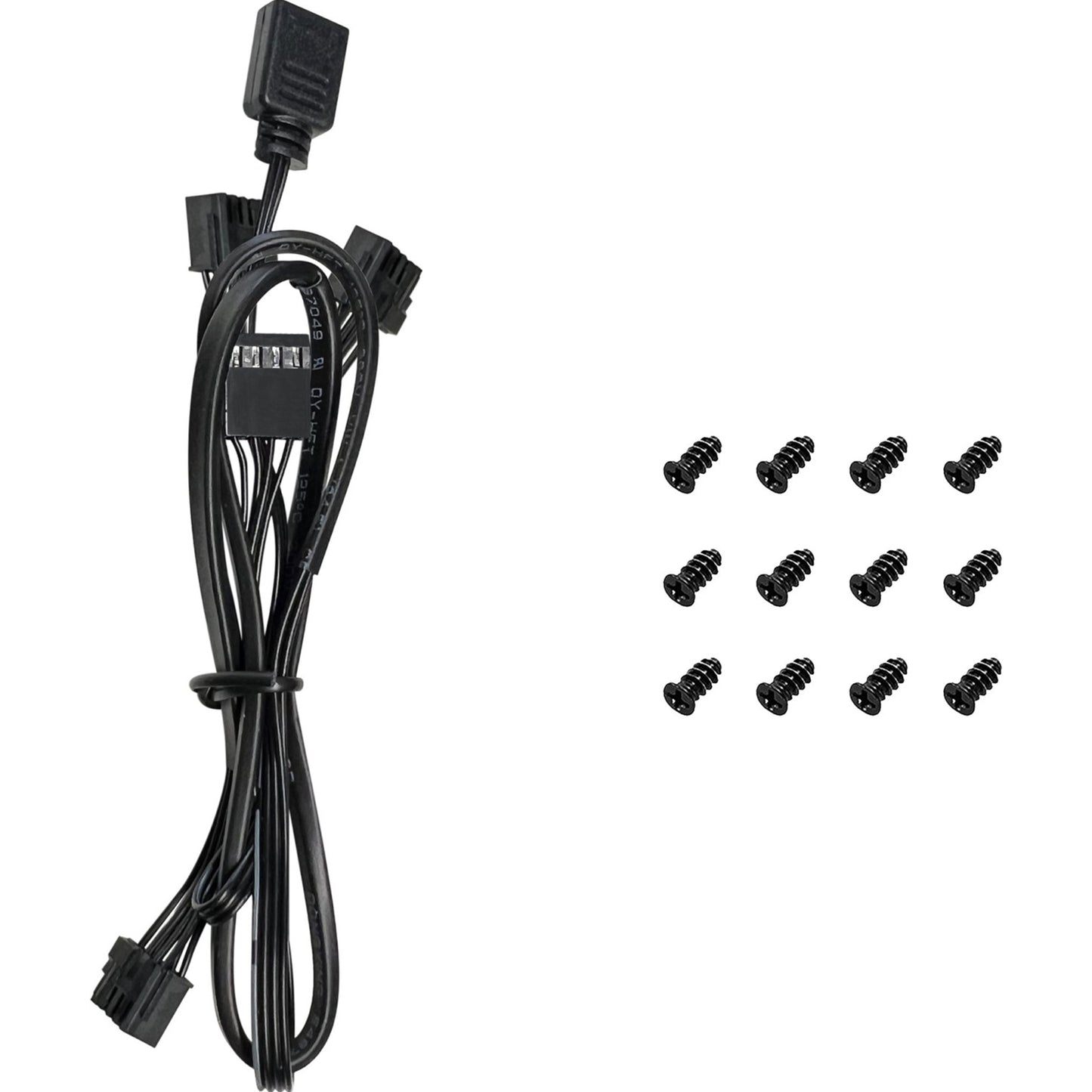 DeepCool FL12 120mm PWM 3 Pack Reverse Fan - Fluid Dynamic Bearing, 36 ARGB LEDs