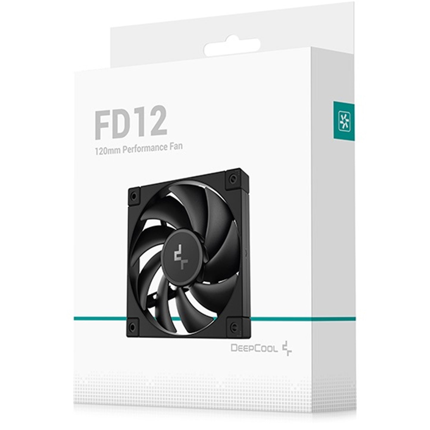 DeepCool FD12 120mm PWM Case Fan, High Airflow, Low Noise, Hydro Bearing, Black