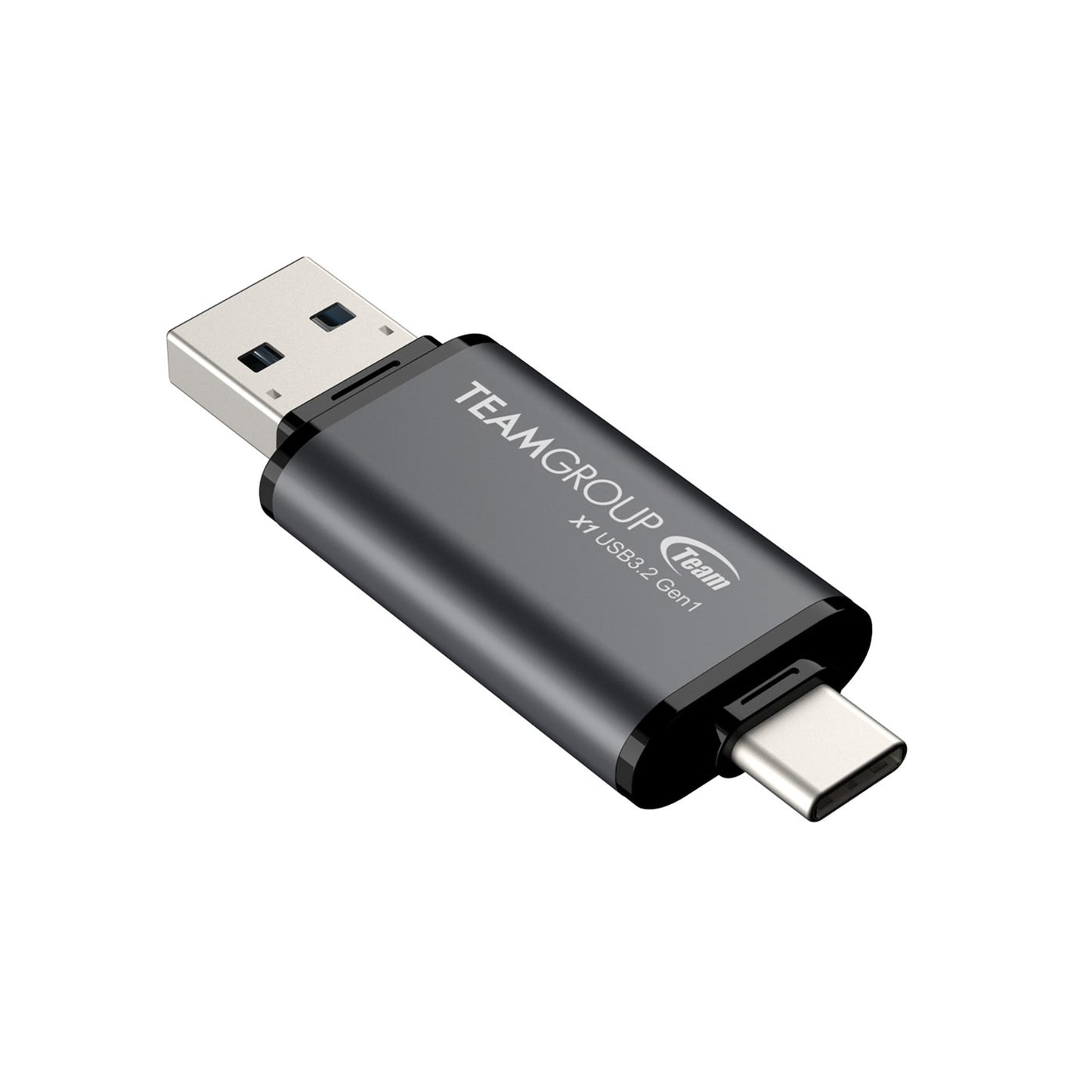 Team TX13128GC01 2 in 1 Dual OTG 128GB Flash Drive, X1 USB 3.2 Gen1, Type C & A