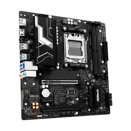 ASRock B850M-X AMD AM5 Socket Motherboard, Micro-ATX DDR5 M.2 USB-C LAN HDMI
