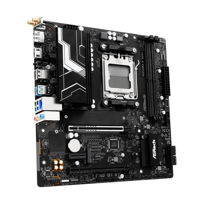 ASRock B850M-X WiFi AMD AM5 Socket Motherboard MATX DDR5 M2 USB-C LAN WiFi 6E DP