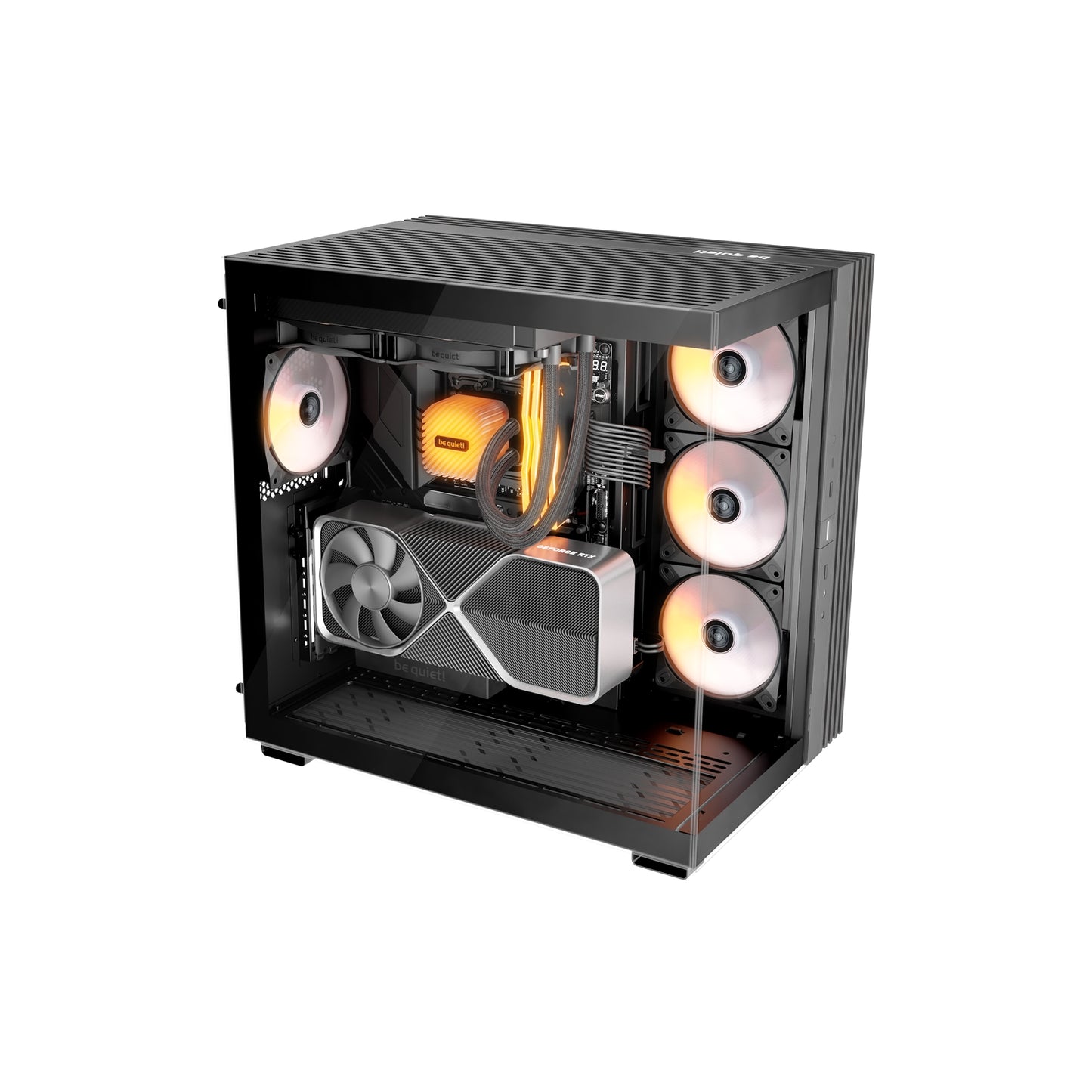 be quiet! Light Wings LX 120mm PWM Reverse, Black, ARGB Lighting