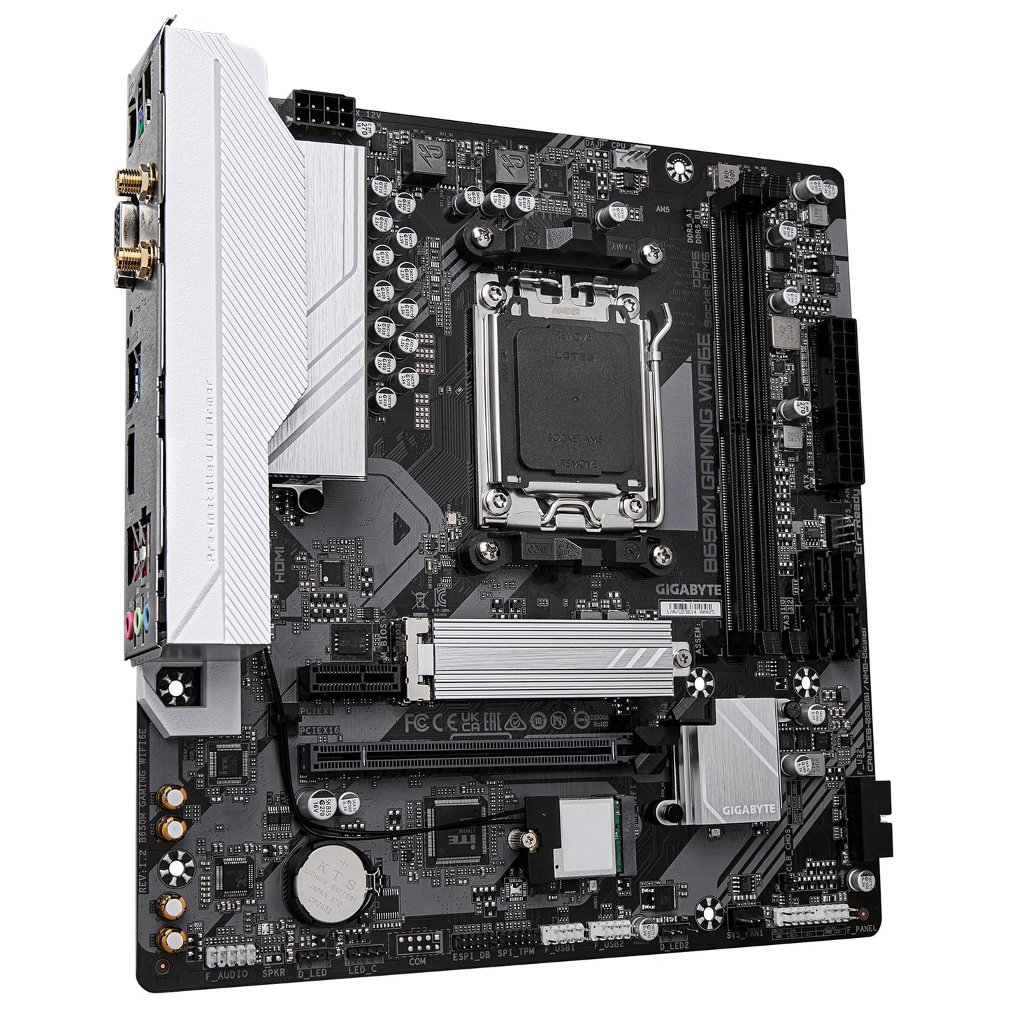 Gigabyte B650M GAMING WIFI6E (rev. 1.2) AMD AM5 Socket Motherboard