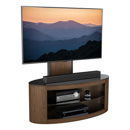 AVF Buckingham 1000 TV Stand for TVs up to 65 Inch, Walnut
