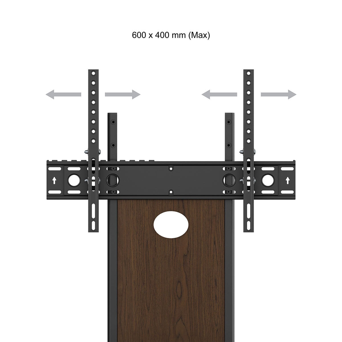 AVF Buckingham 1000 TV Stand for TVs up to 65 Inch, Walnut