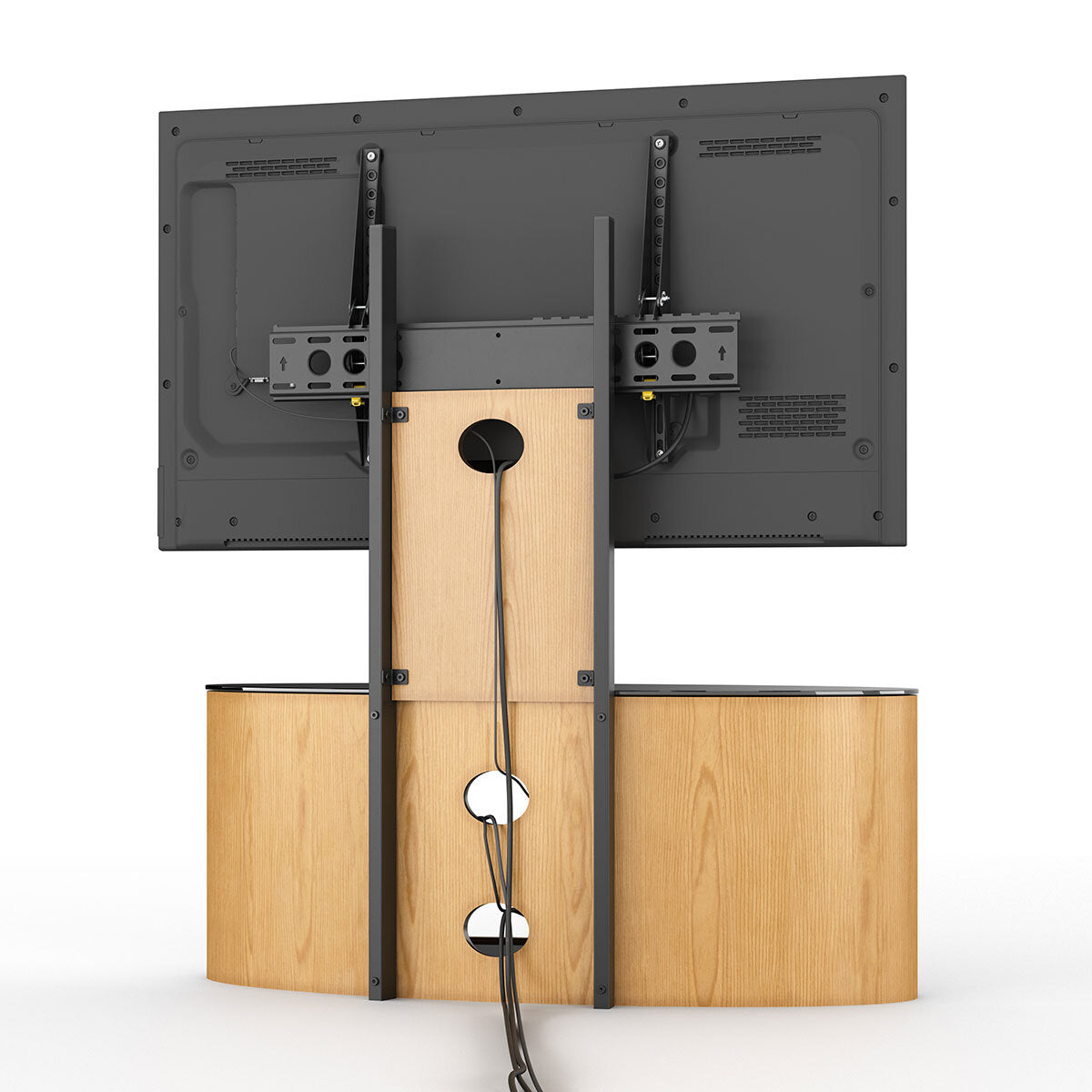 AVF Buckingham 1000 TV Stand for TVs up to 65 Inch, Oak