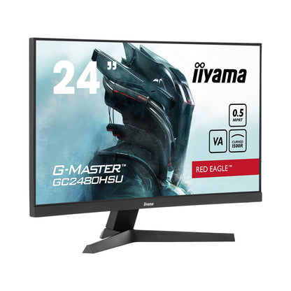 iiyama G-Master GC2480HSU-B1 23.6 Inch 180Hz Red Eagle Curved Gaming Monitor