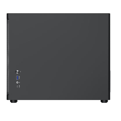 TecWare Fusion 3 mATX Compact PC Case, Black High Airflow SFF Chassis, 3x Fans