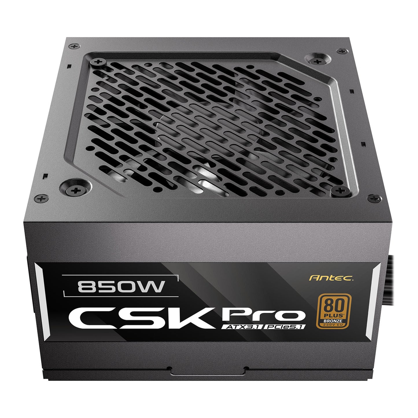 Antec CSK850 PRO PSU, 850W Semi-Modular ATX 3.1, PCIe 5.1 Ready, Quiet 120mm Fan