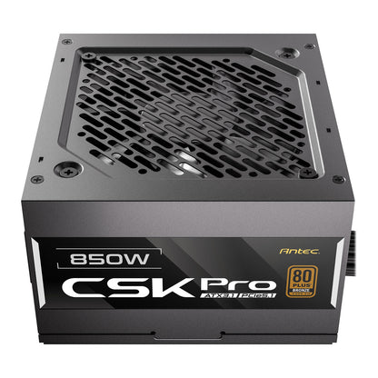Antec CSK850 PRO PSU, 850W Semi-Modular ATX 3.1, PCIe 5.1 Ready, Quiet 120mm Fan