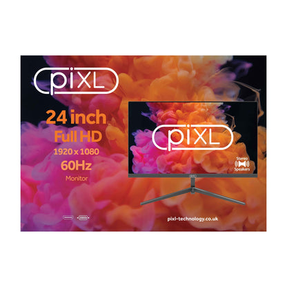 piXL PXD24VH 24 Inch 60Hz Full HD Frameless Monitor