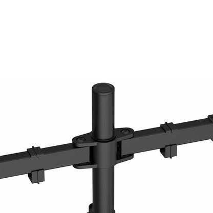 GameMax Dual Monitor Arm Stand Desk Mount Freestanding 13-27 Inch Monitors Black