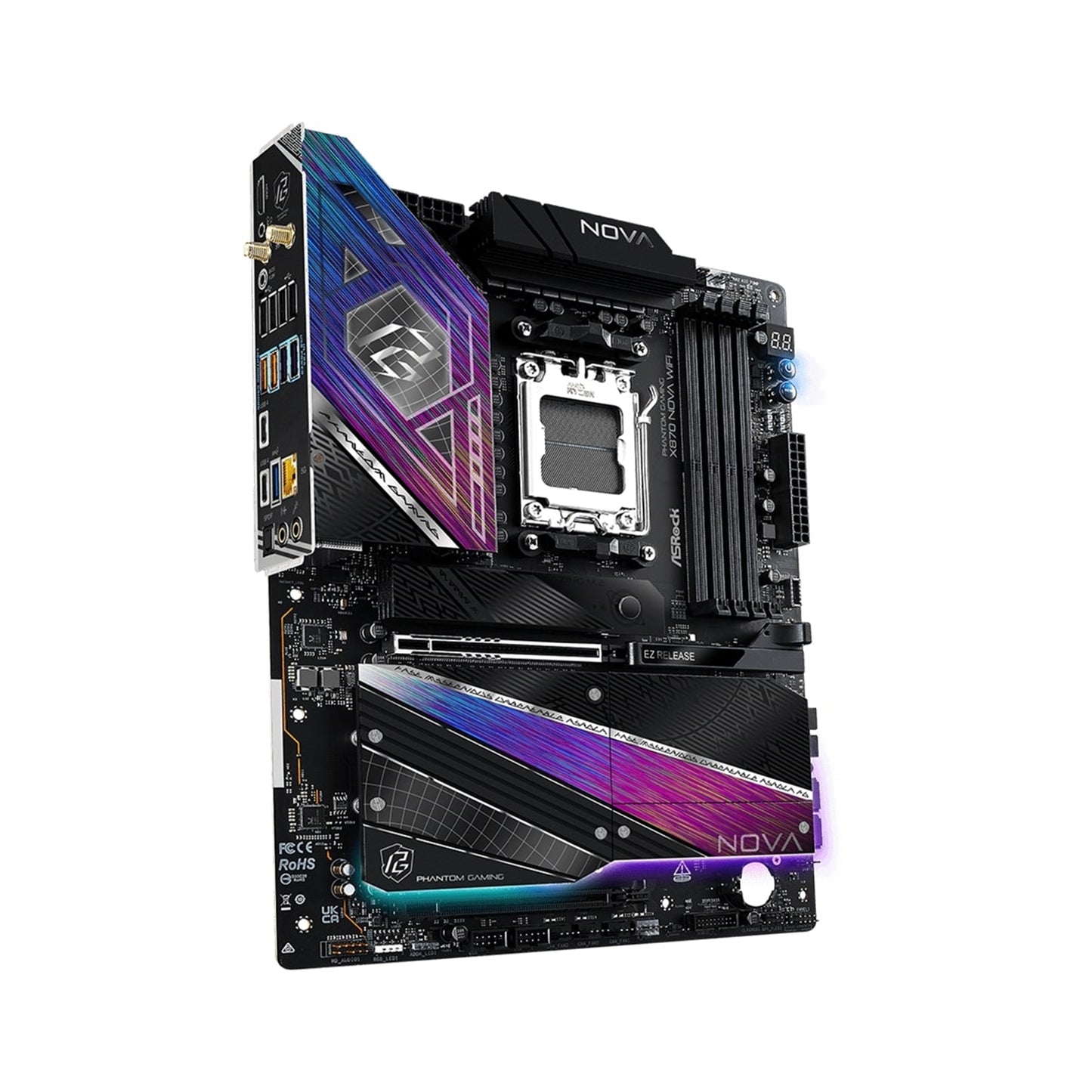 Asrock PHANTOM GAMING X870 Nova WiFi AMD Socket AM5 Motherboard