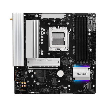 ASRock A620AM Pro RS WiFi AMD Socket AM5 Motherboard DDR5 M.2 USB-C Wi-Fi6E HDMI