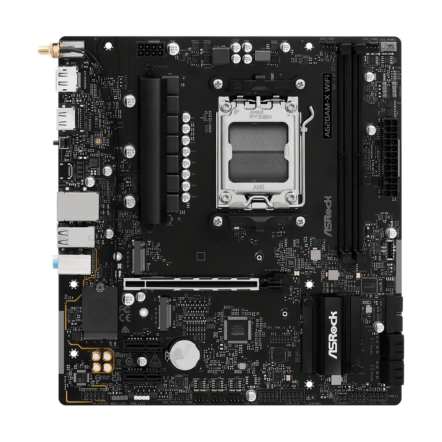 ASRock A620AM-X WIFI AMD AM5 Socket Motherboard