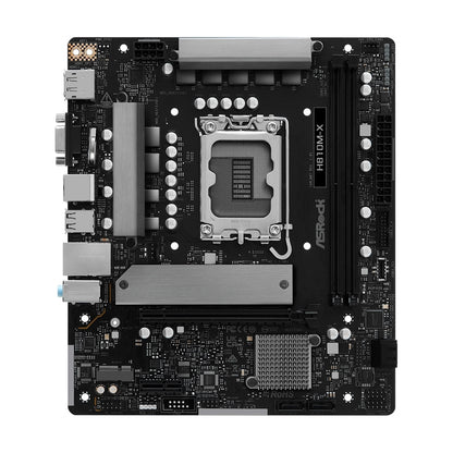 ASRock H810M-X Intel Socket 1851 Motherboard, 2 x DDR5 DIMM, M.2 USB-C LAN HDMI