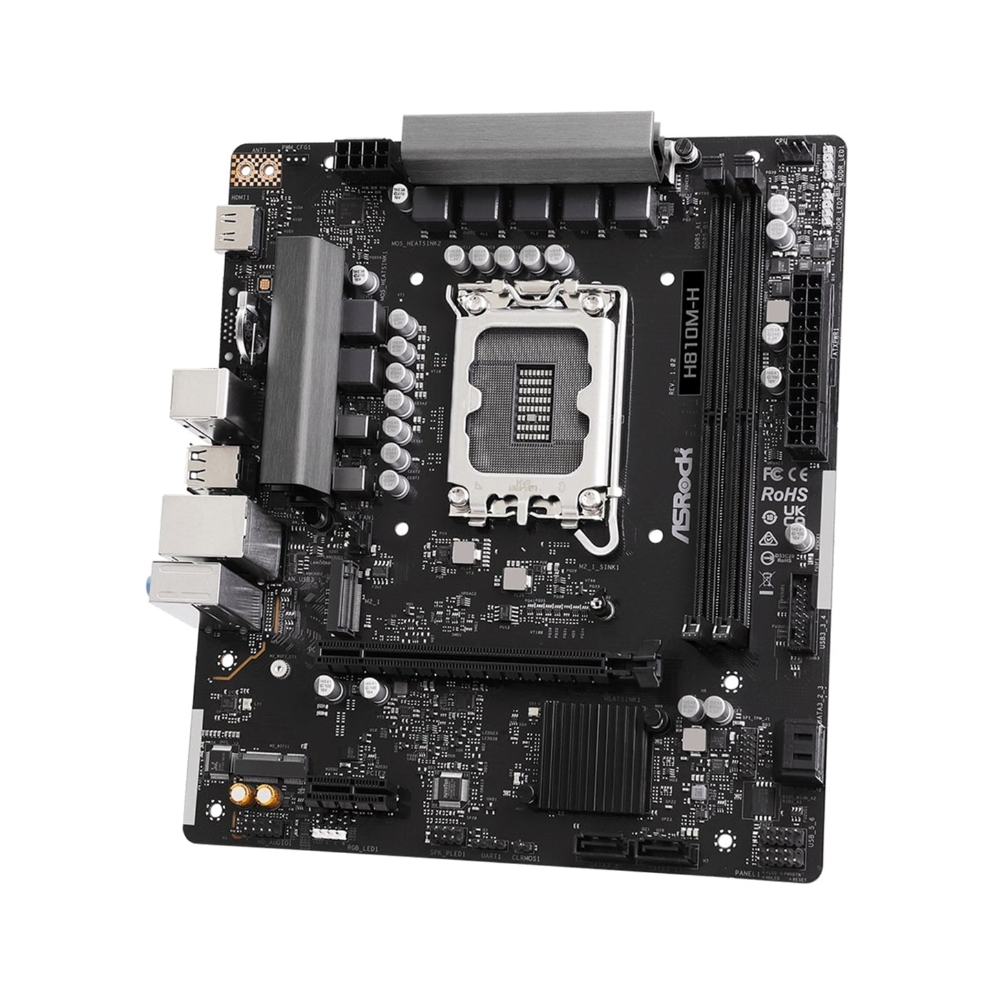 ASRock H810M-H Intel Socket 1851 Motherboard, DDR5 Hyper M.2 4L Memory POOL HDMI
