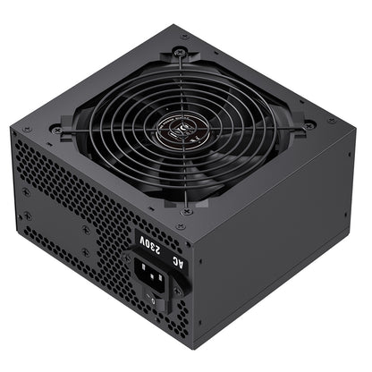 EVO LABS BR500-12BL 500W PSU, 120mm Black Silent Fan, Non-Modular Power Supply