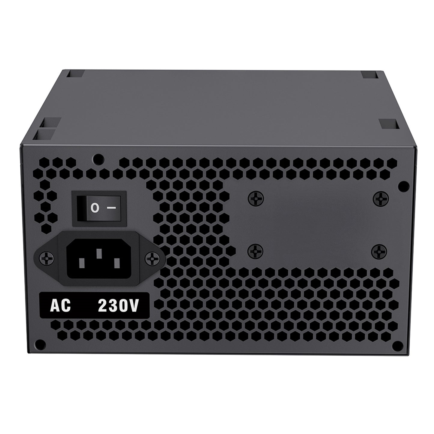 EVO LABS BR500-12BL 500W PSU, 120mm Black Silent Fan, Non-Modular Power Supply