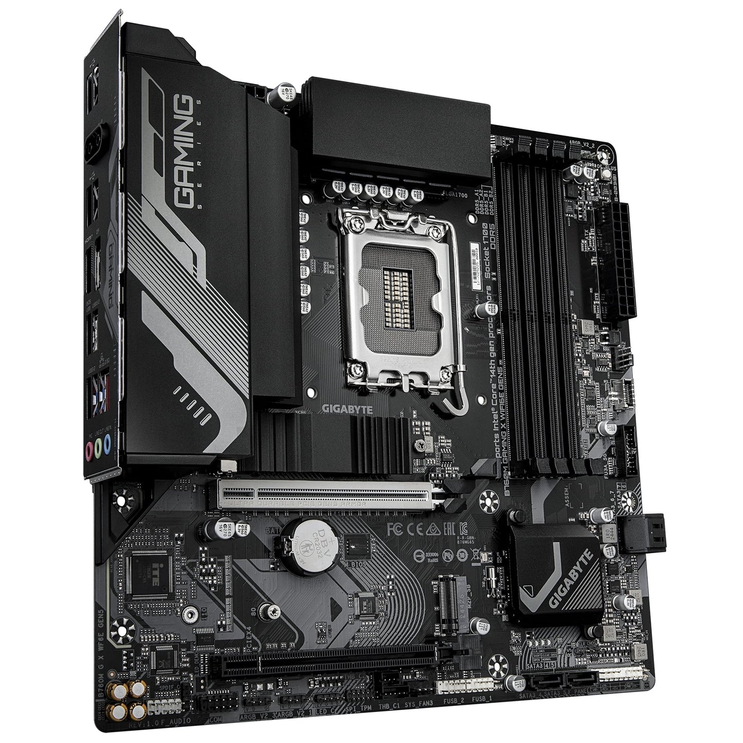 Gigabyte B760M GAMING X WIFI6E GEN 5 INTEL Socket Motherboard Micro-ATX