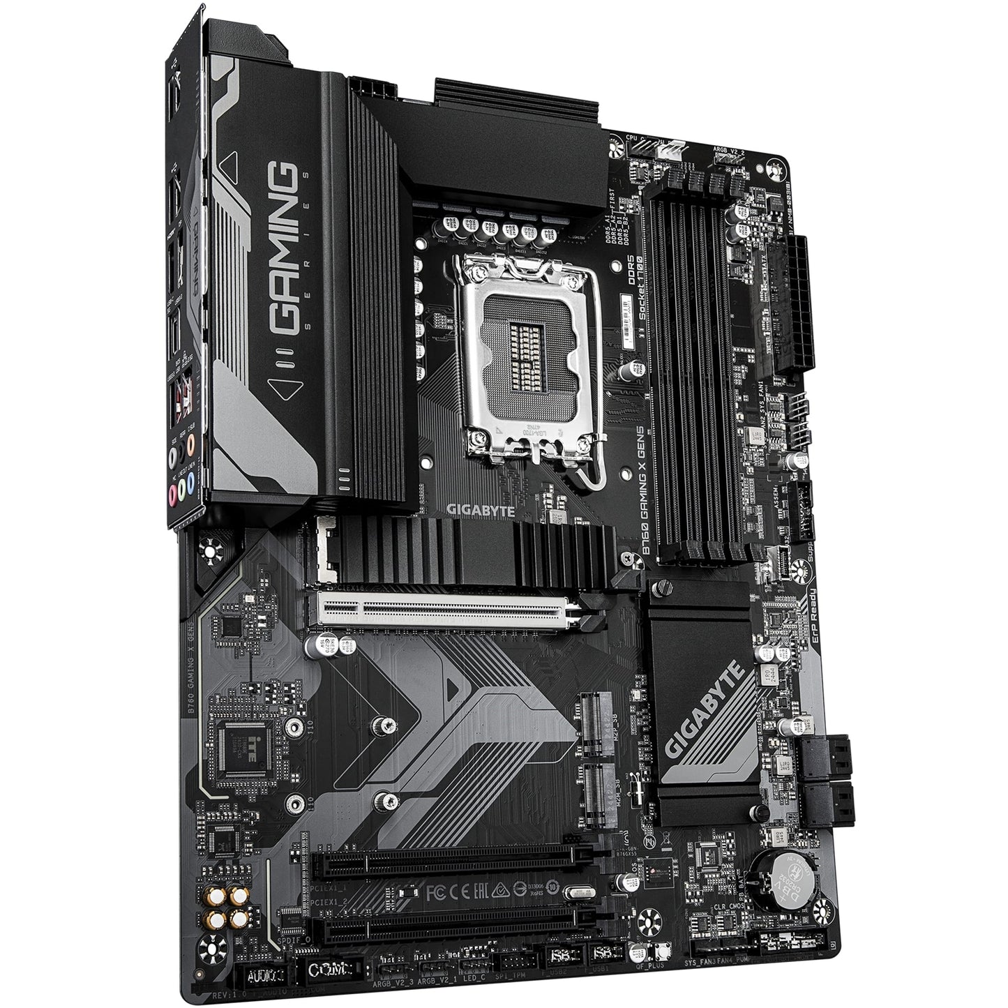Gigabyte B760 GAMING X GEN5 Motherboard, Intel 1700 Socket, ATX, DDR5, M.2, LAN