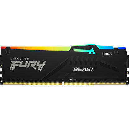 Kingston FURY Beast KF552C40BBAK2-32 DDR5 32GB (2x16GB) Memory RGB 5200MHz