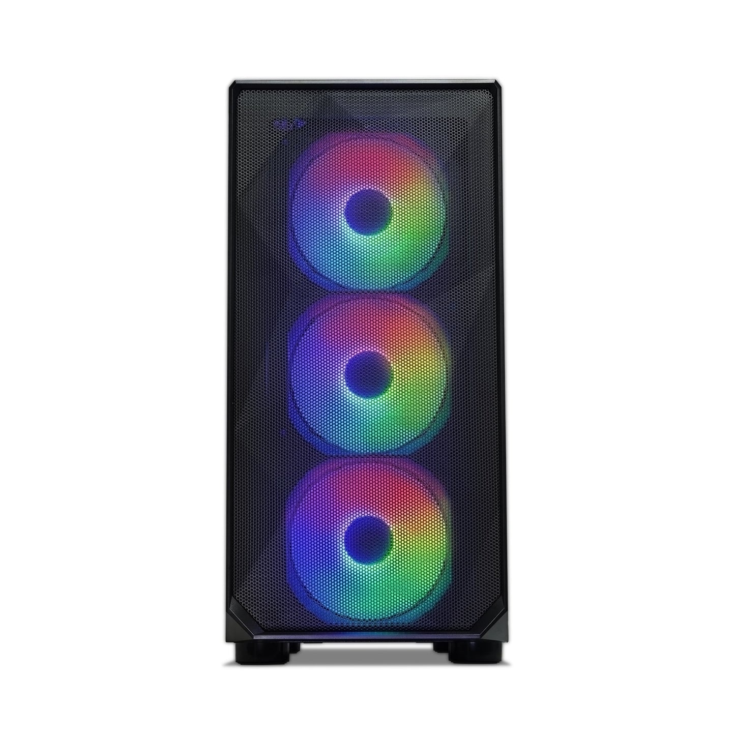 Tecware Forge M Omni Micro-ATX Black PC Case Key-Lock Glass 4x120mm Fans Incl