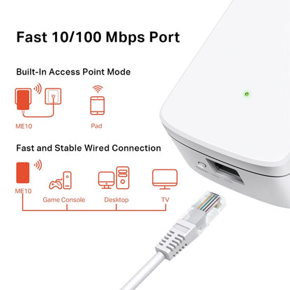 Mercusys ME10 N300 Wi-Fi Range Extender