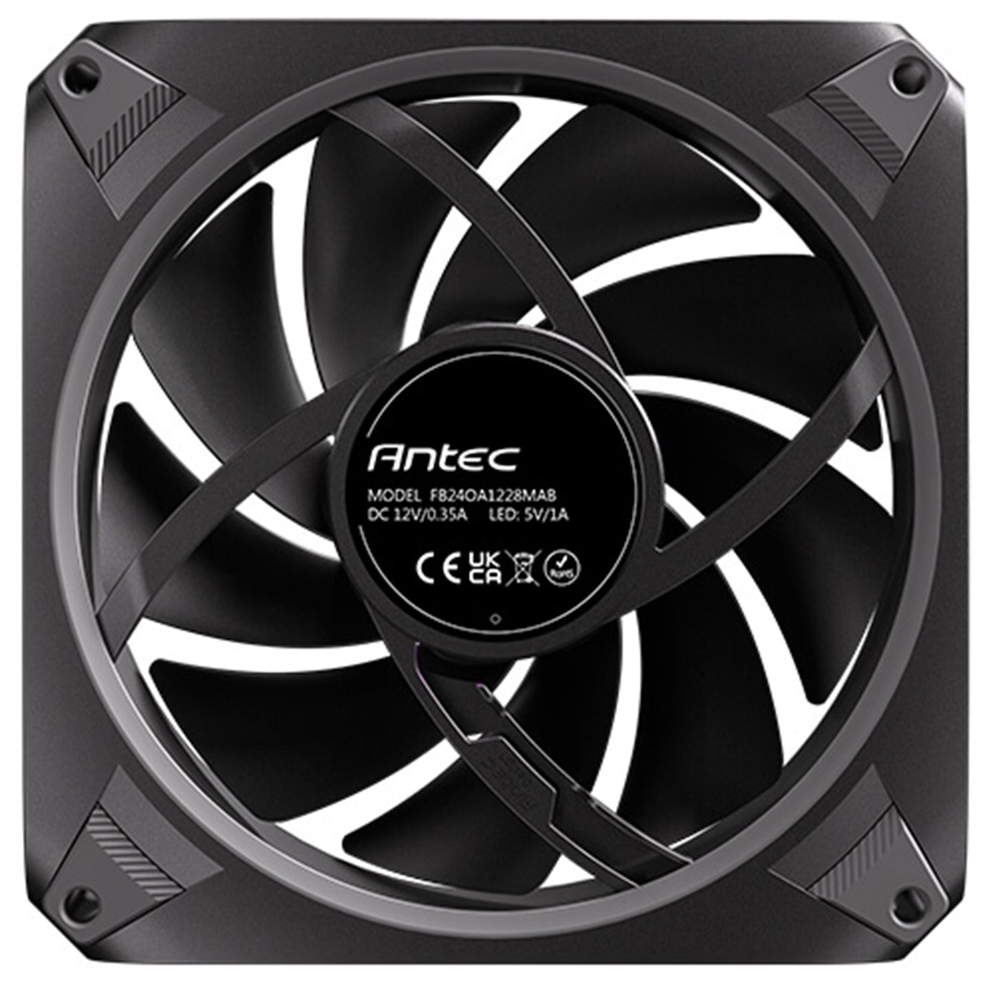 Antec Orbit 120 ARGB 120mm PWM Fan Triple Pack aRGB Lighting Anti-Vibration Pads