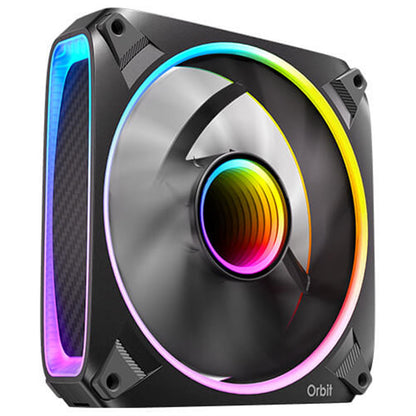 Antec Orbit 120 ARGB 120mm PWM Fan Triple Pack aRGB Lighting Anti-Vibration Pads