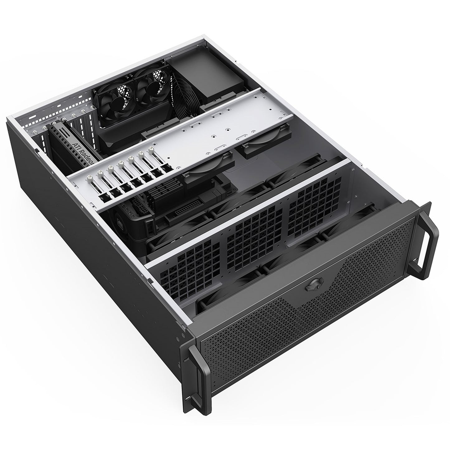 Codegen CSCG4U600GP 4U Rackmount Server Case, 600mm Deep, Dual 80mm Cooling Fans
