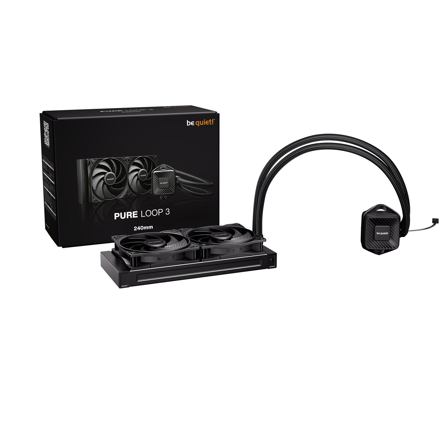 be quiet! Pure Loop 3 Liquid CPU Cooler 2 x Pure Wings 3 120mm PWM High Speed