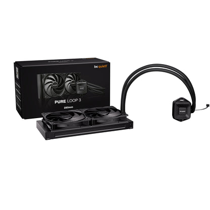 be quiet! Pure Loop 3 Liquid CPU Cooler 280mm Radiator 2x Pure Wings 3 140mm PW