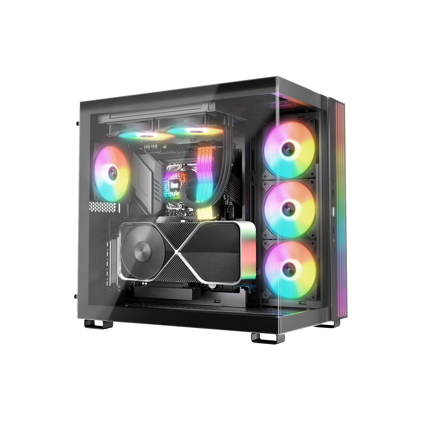 be quiet! Pure Loop 3 LX Liquid CPU Cooler 240mm Radiator ARGB 10 Lighting Foils