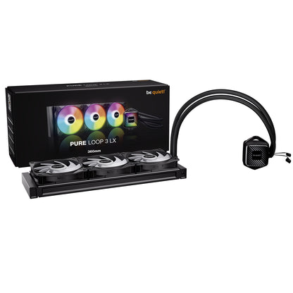 be quiet! Pure Loop 3 LX Liquid CPU Cooler 360mm Radiator 3x Light Wings LX PWM