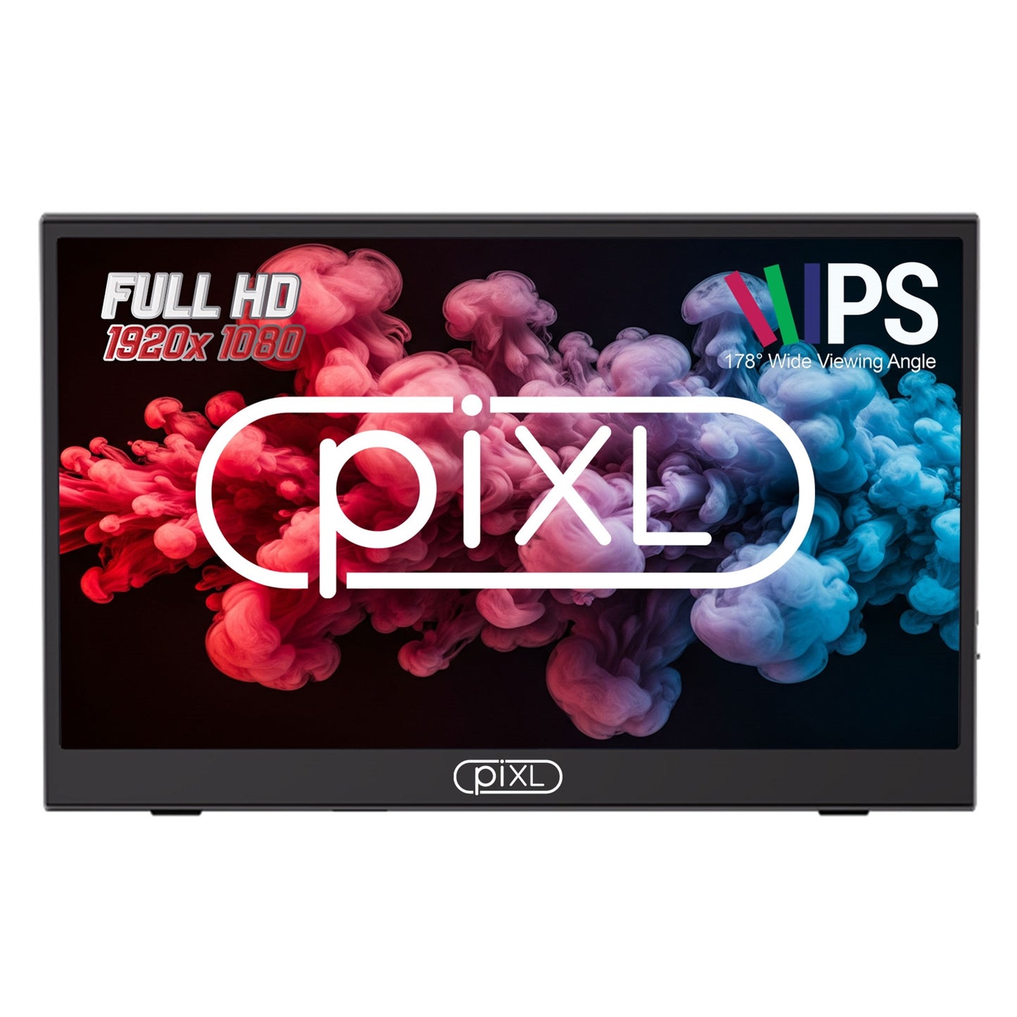 piXL PM156C 15.6 Inch Full HD 60Hz IPS Portable Monitor with Case & Stand