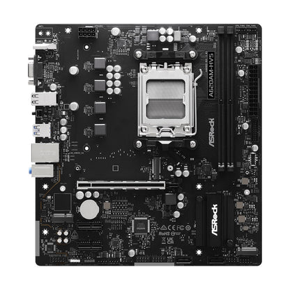 ASRock A620AM-HVS  AMD AM5 Socket Motherboard, Micro-ATX DDR5 M.2 LAN HDMI Port