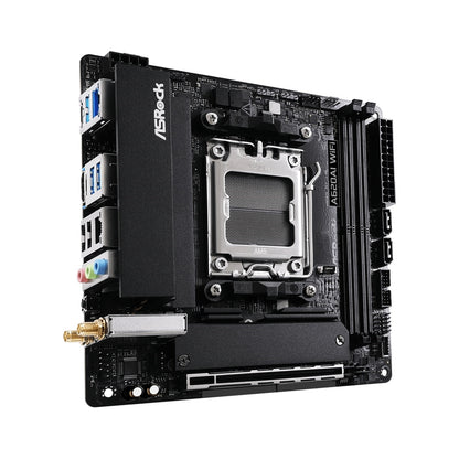 ASRock A620AI WIFI  AMD AM5 Socket Motherboard, Mini-ITX, 2xDDR5, 1xM.2, 1xHDMI